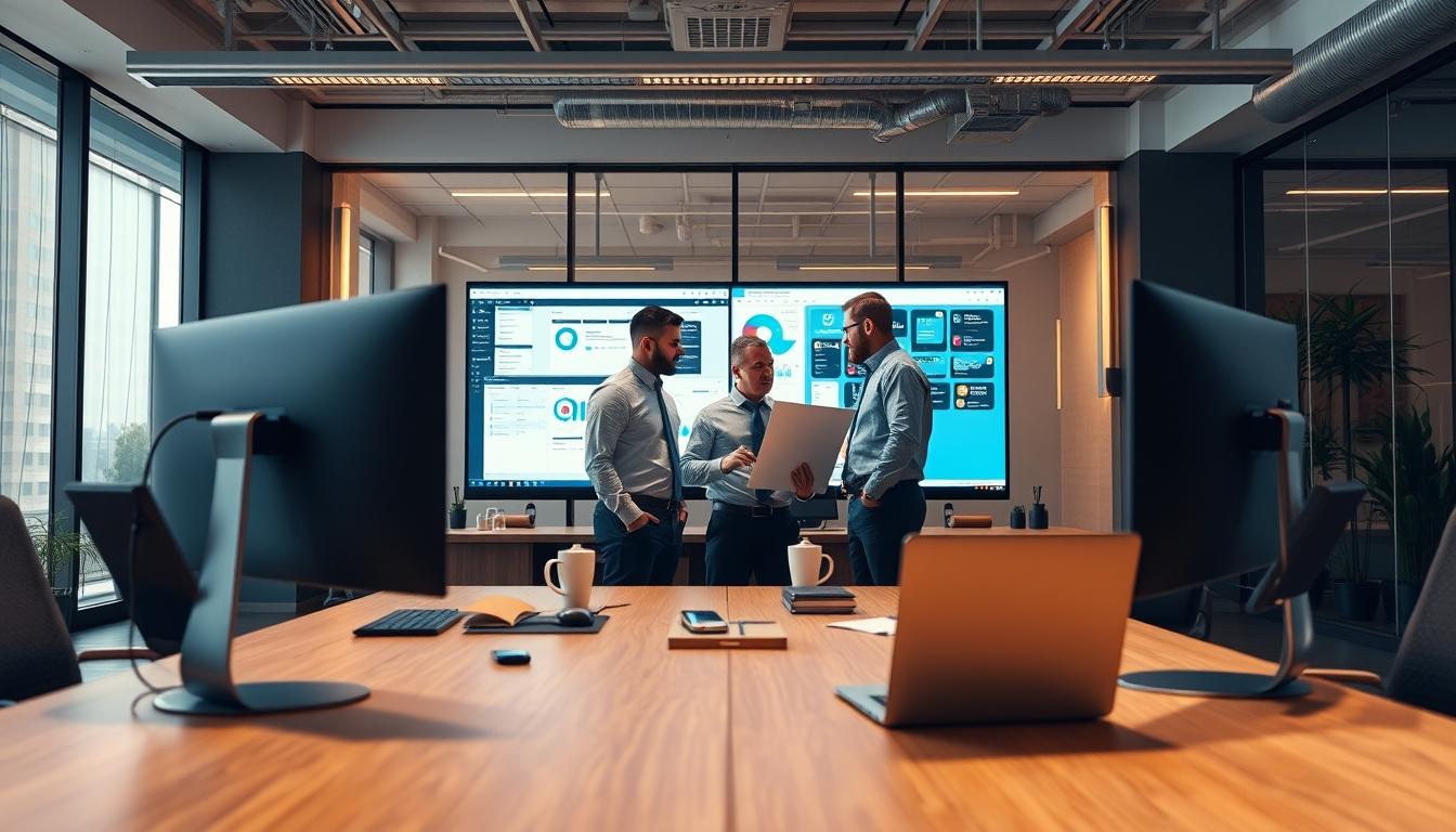 Business software planning session